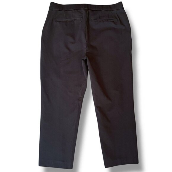 Eloquii Womens Ultimate Stretch Suit Pintuck Pant Sz 16P Black Slim Ankle Leg - Picture 7 of 9